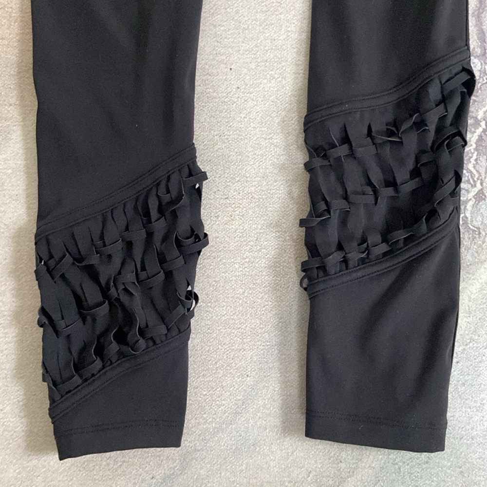 •FREE PEOPLE• black yoga leggings - Picture 2 of 6